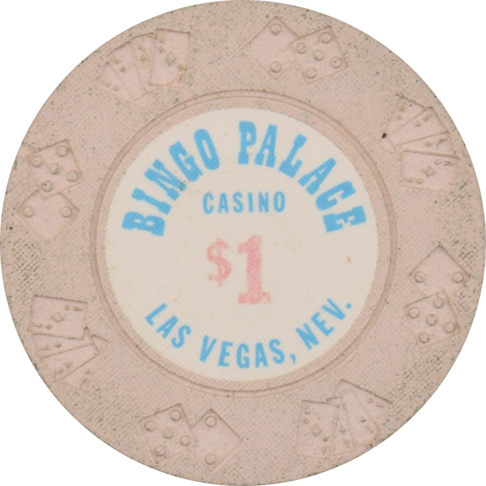 Bingo Palace Casino Las Vegas Nevada $1 Chip 1977