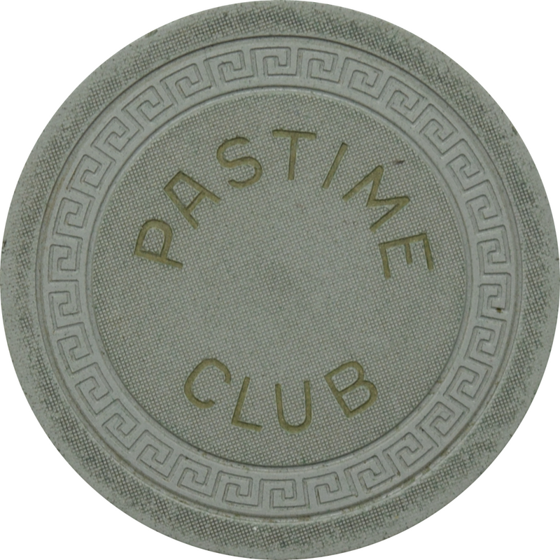 Pastime Club Casino Tonopah Nevada Grey Chip 1956