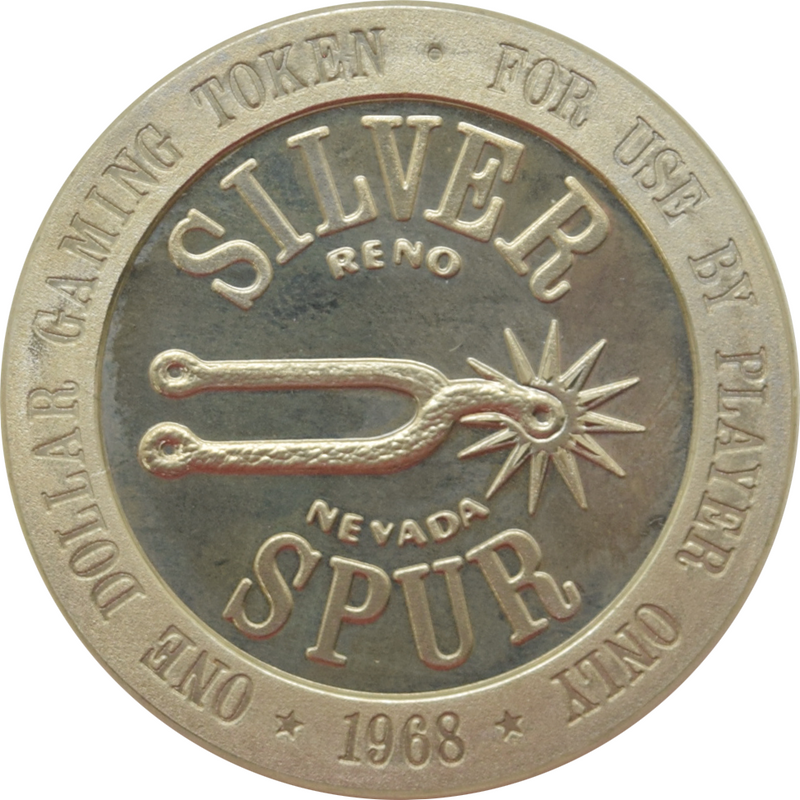 Silver Spur Casino Reno Nevada $1 Token 1968