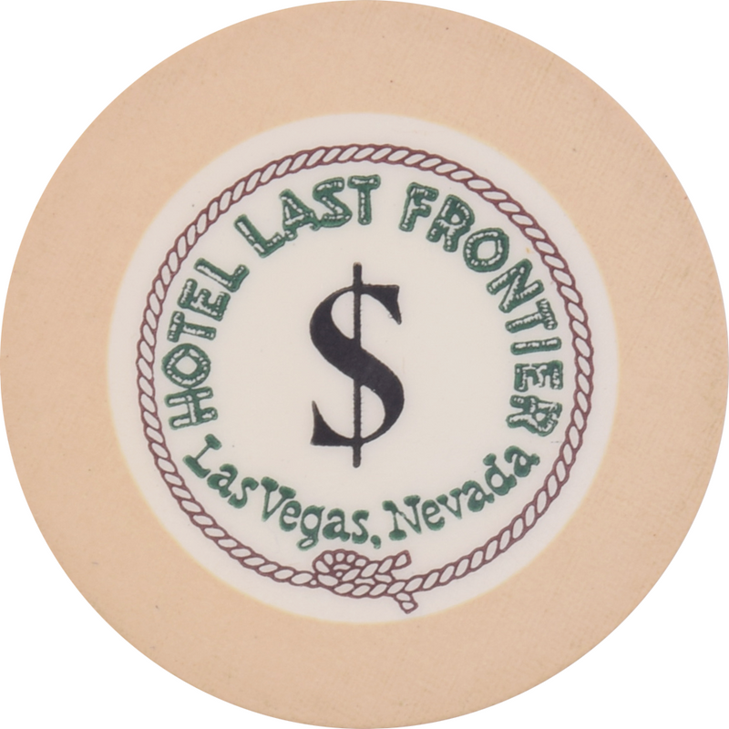 Hotel Last Frontier Casino Las Vegas Nevada $1 Chip 1942