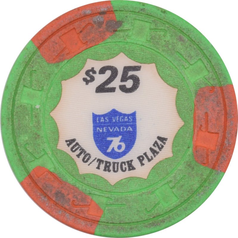 Auto Truck Plaza Casino Las Vegas Nevada $25 Chip 1973