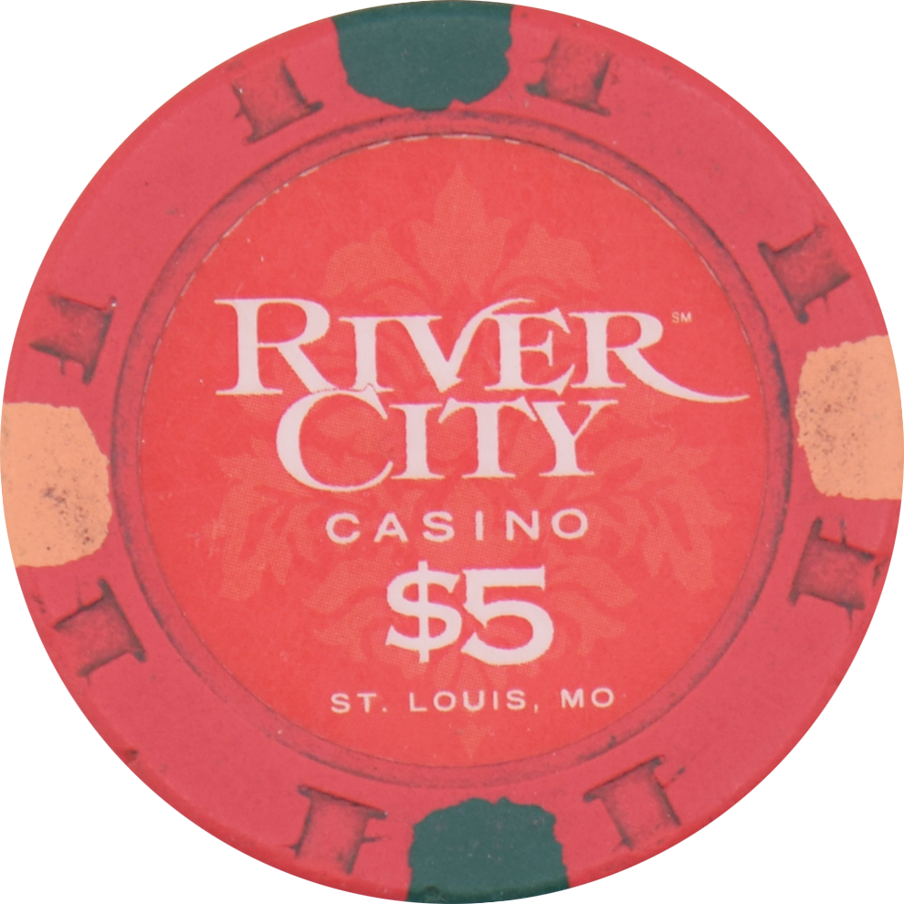 River City Casino St. Louis Missouri $5 Chip 2010