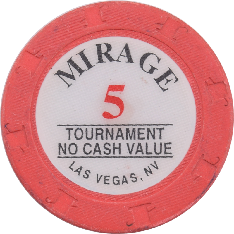 Mirage Casino Las Vegas Nevada $5 Tournament NCV Chip