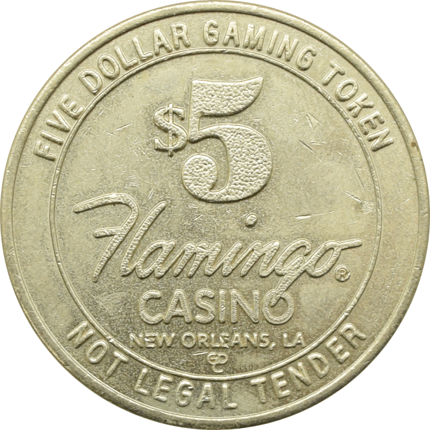 Flamingo Casino New Orleans Louisiana $5 Token