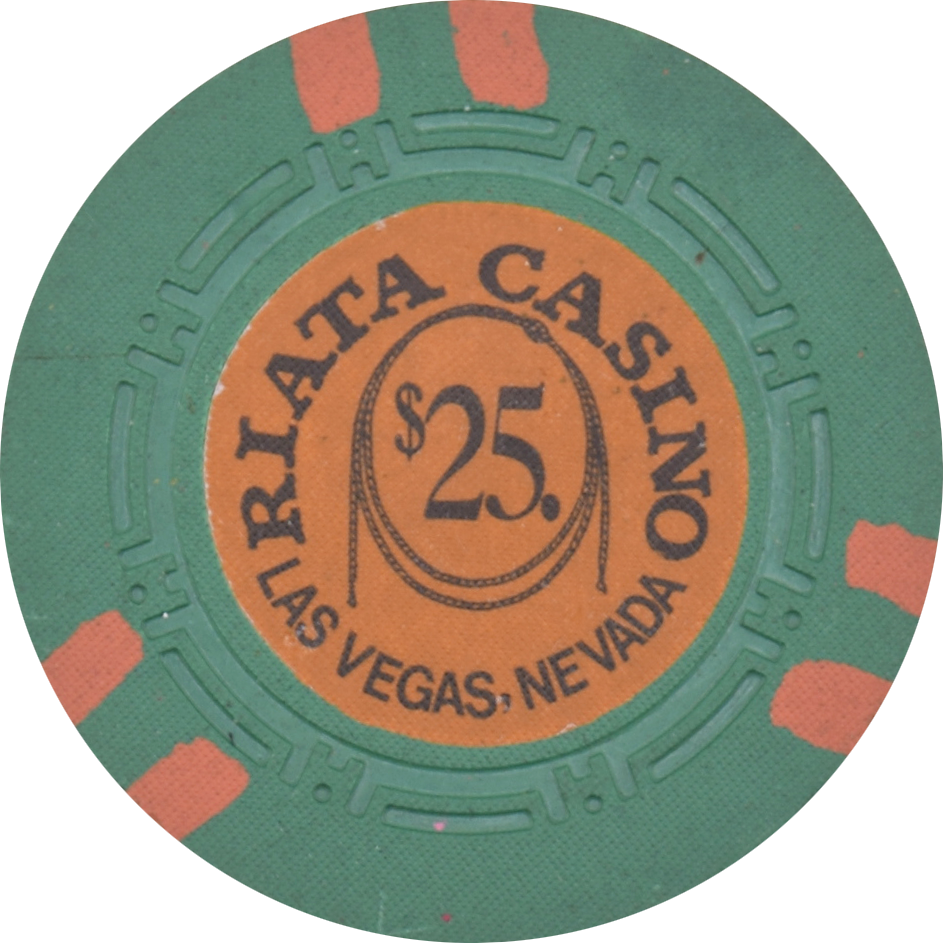 Riata Casino Las Vegas Nevada $25 Chip 1973