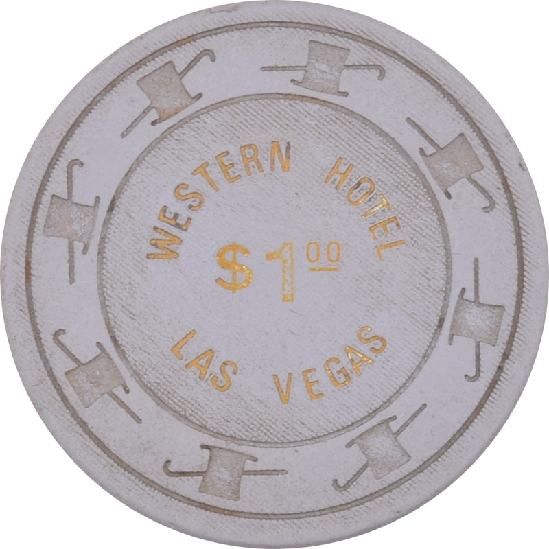 Western Casino Las Vegas Nevada $1 Chip 1971