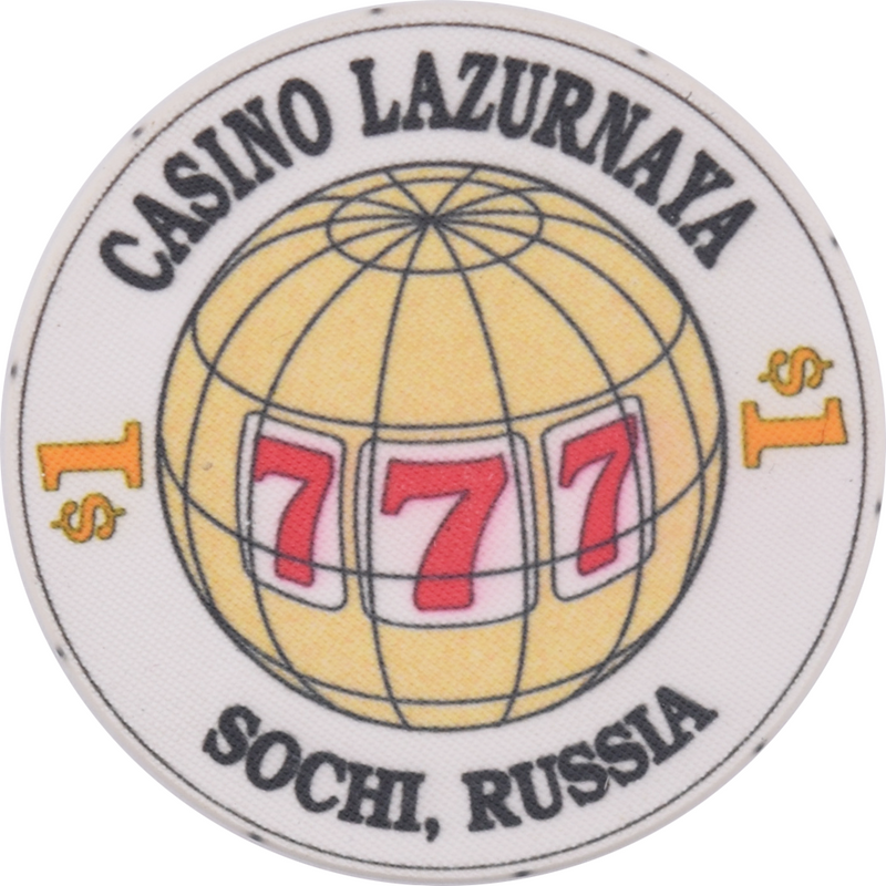 Casino Lazurnaya Sochi Russia $1 Chip