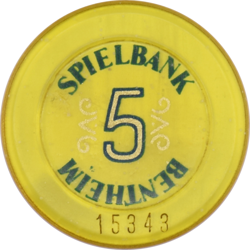 Spielbank Bad Zwischenahn Casino Bad Zwischenahn Germany 5 DEM 33mm Jeton