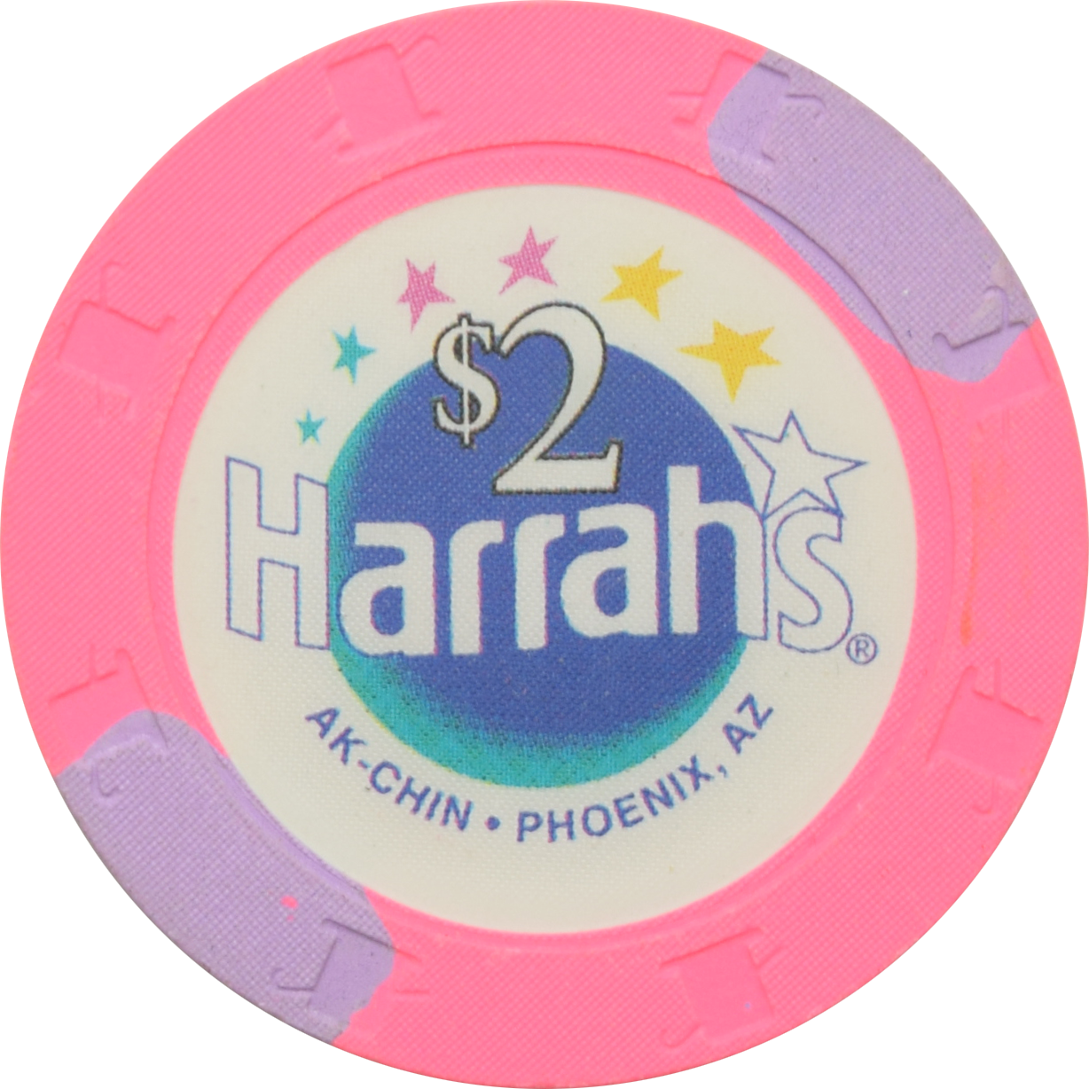 Harrah's Ak-Chin Casino Resort Maricopa Arizona $2 Chip