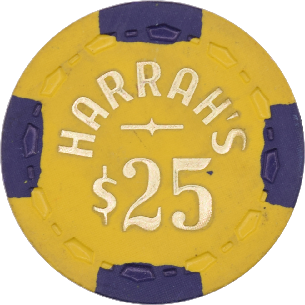 Harrah's Casino Lake Tahoe Nevada $25 JINXED Movie Prop Chip 1982