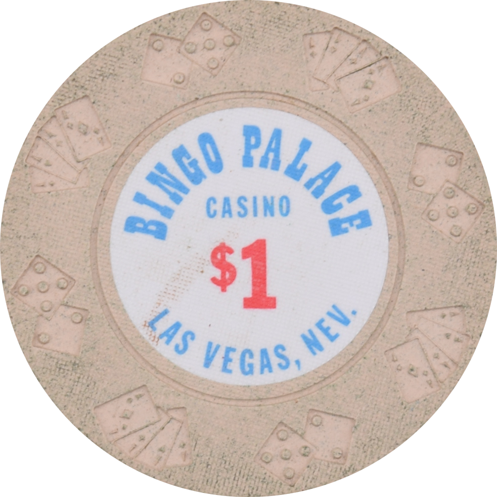 Bingo Palace Casino Las Vegas Nevada $1 Chip 1977