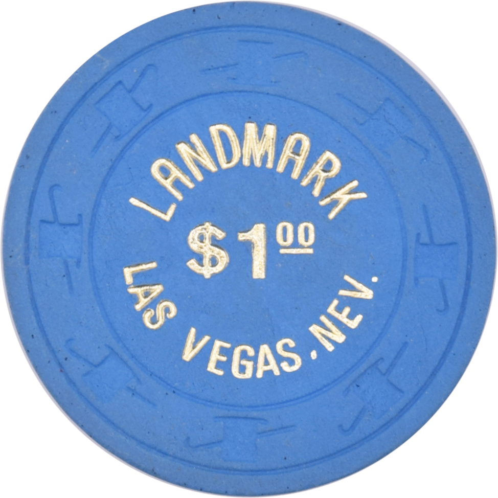 Landmark Casino Las Vegas Nevada $1 LCV Chip 1983