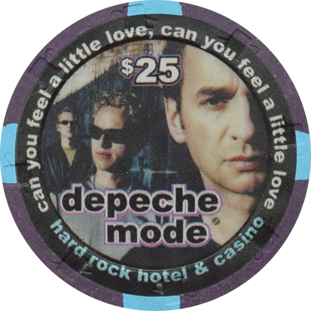 Hard Rock Casino Las Vegas Nevada $25 Depeche Mode Chip 2001