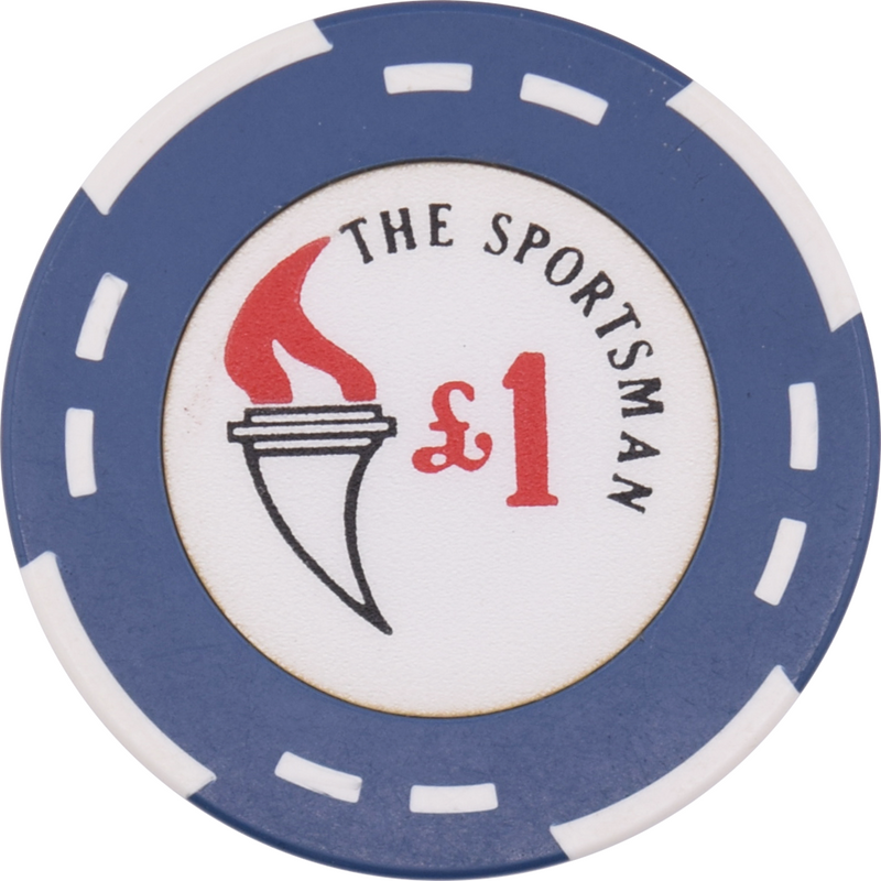 The Sportsman Casino London United Kingdom £1 4X2Rectl Chip