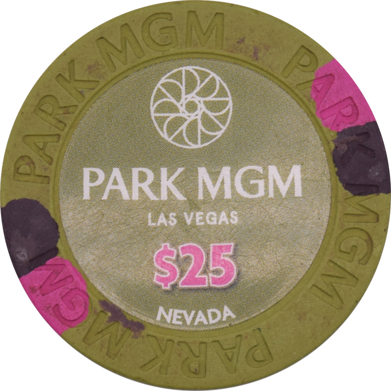 Park MGM Casino Las Vegas Nevada $25 Chip 2018