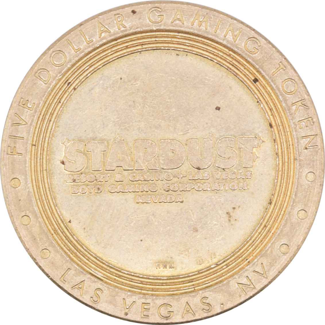 Stardust Casino Las Vegas Nevada $5 Token 1999