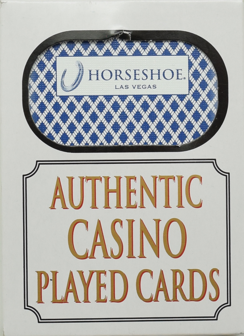 Horseshoe Casino Used Playing Cards Las Vegas Nevada