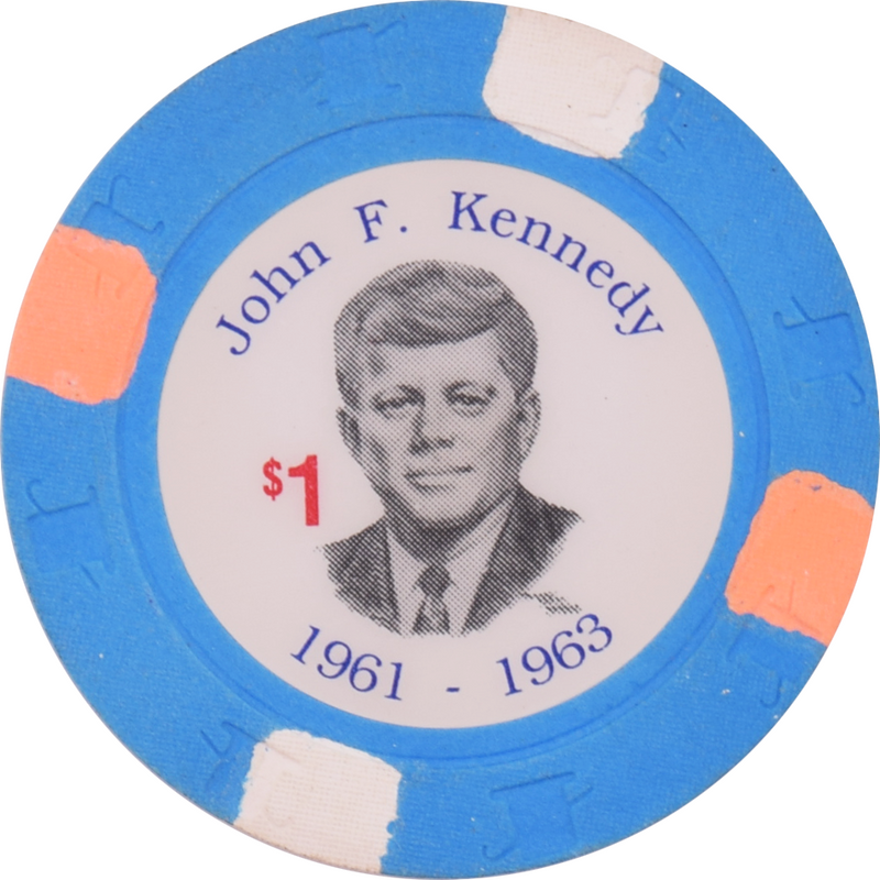 Paulson Presidents $1 John F. Kennedy RHC Fantasy Chip