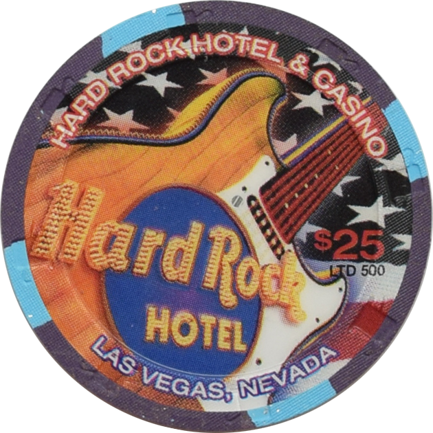 Hard Rock Casino Las Vegas Nevada $25 Lenny Kravitz Chip 2000