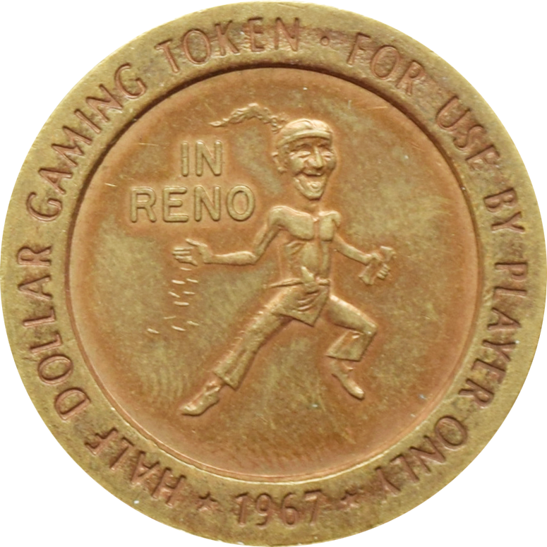 Club Cal-Neva Casino Reno Nevada 50 Cent Gaming Token 1967