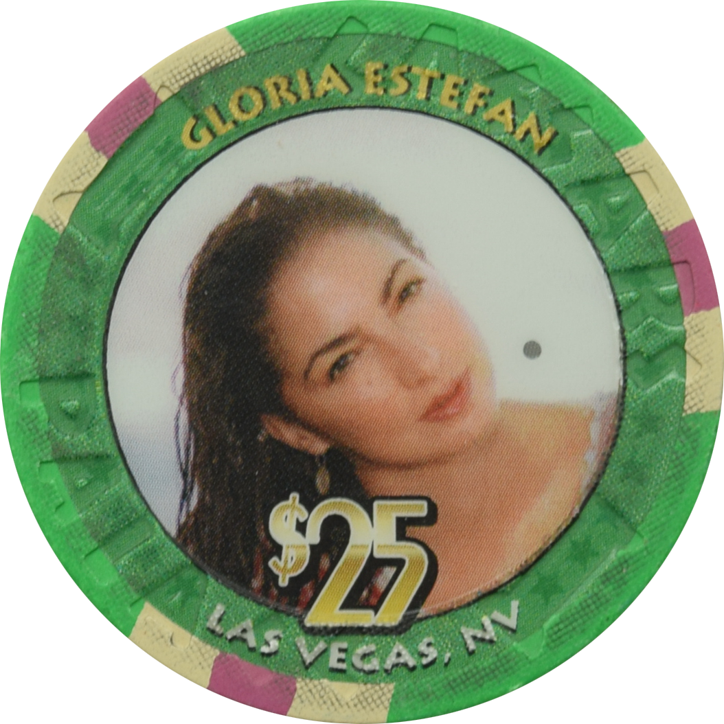 Caesars Palace Casino Las Vegas Nevada $25 Gloria Estefan Chip 2003