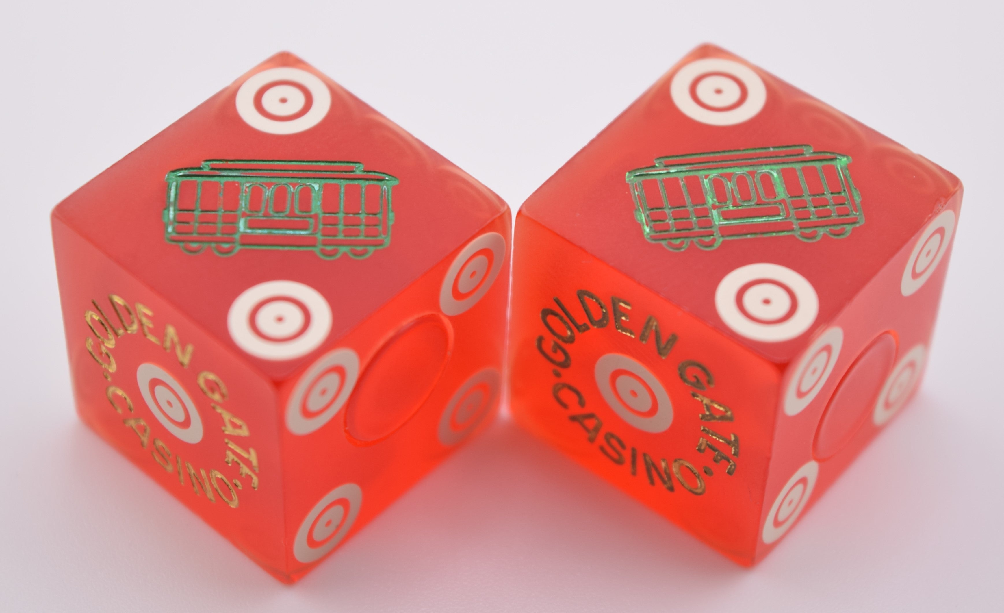 Golden Gate Las Vegas Casino Pair of Dice 1980s