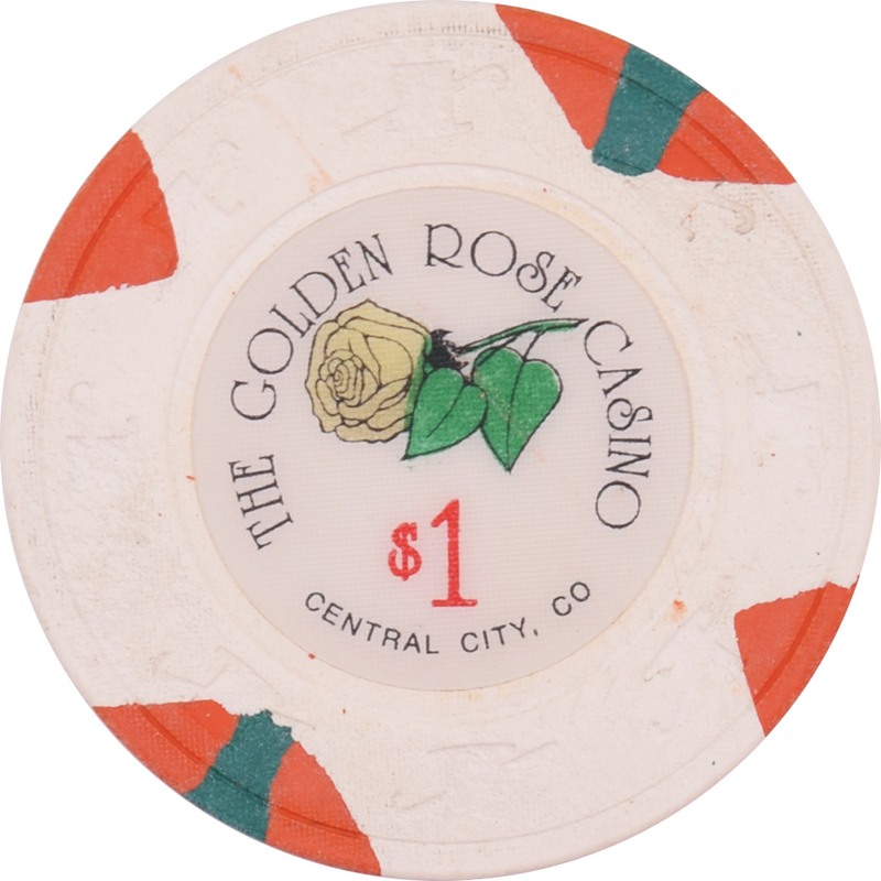 Golden Rose Casino Central City Colorado $1 Chip