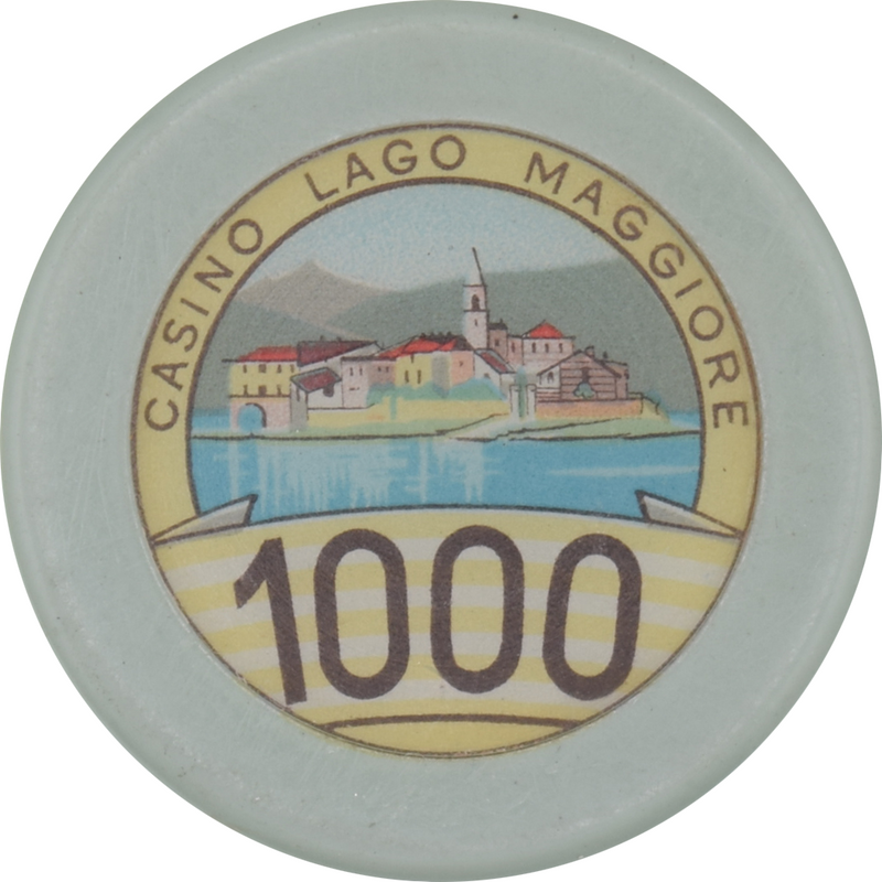 Casino Lago Maggiore Stresa Italy ₤1000 Chip