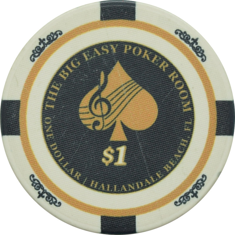 Big Easy Casino Hallandale Florida $1 Chip