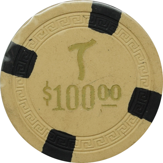 Tropicana Casino Havana Cuba $100 Hot Stamp Chip