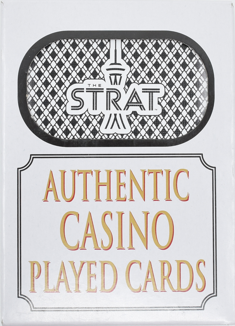 The Strat Casino Used Playing Cards Las Vegas Nevada