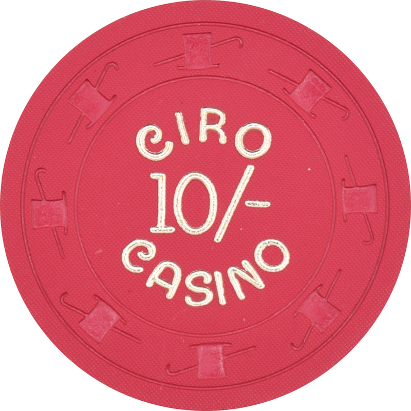 Ciro Casino London United Kingdom UK 10/- Chip