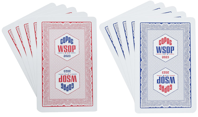 Copag WSOP 2023 Tournament Played 100% Plastic Playing Cards - Narrow Size (Bridge)