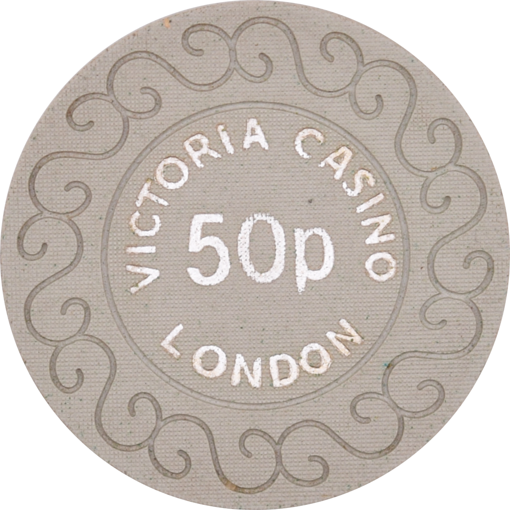 Victoria Casino (Sporting Club) London United Kingdom UK 50p Chip