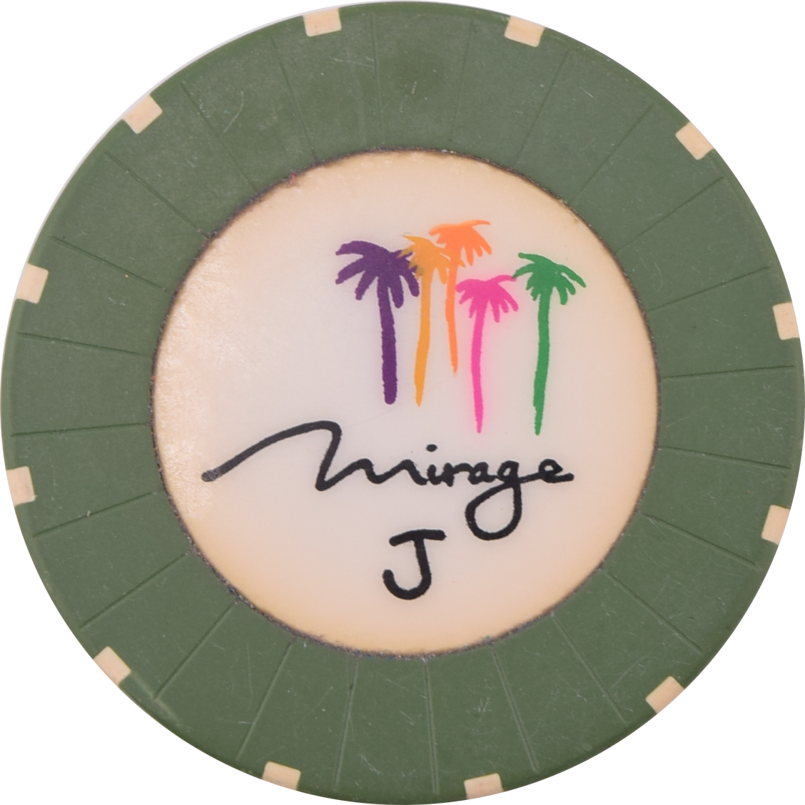 Mirage Casino Las Vegas Nevada Roulette Chip 2000