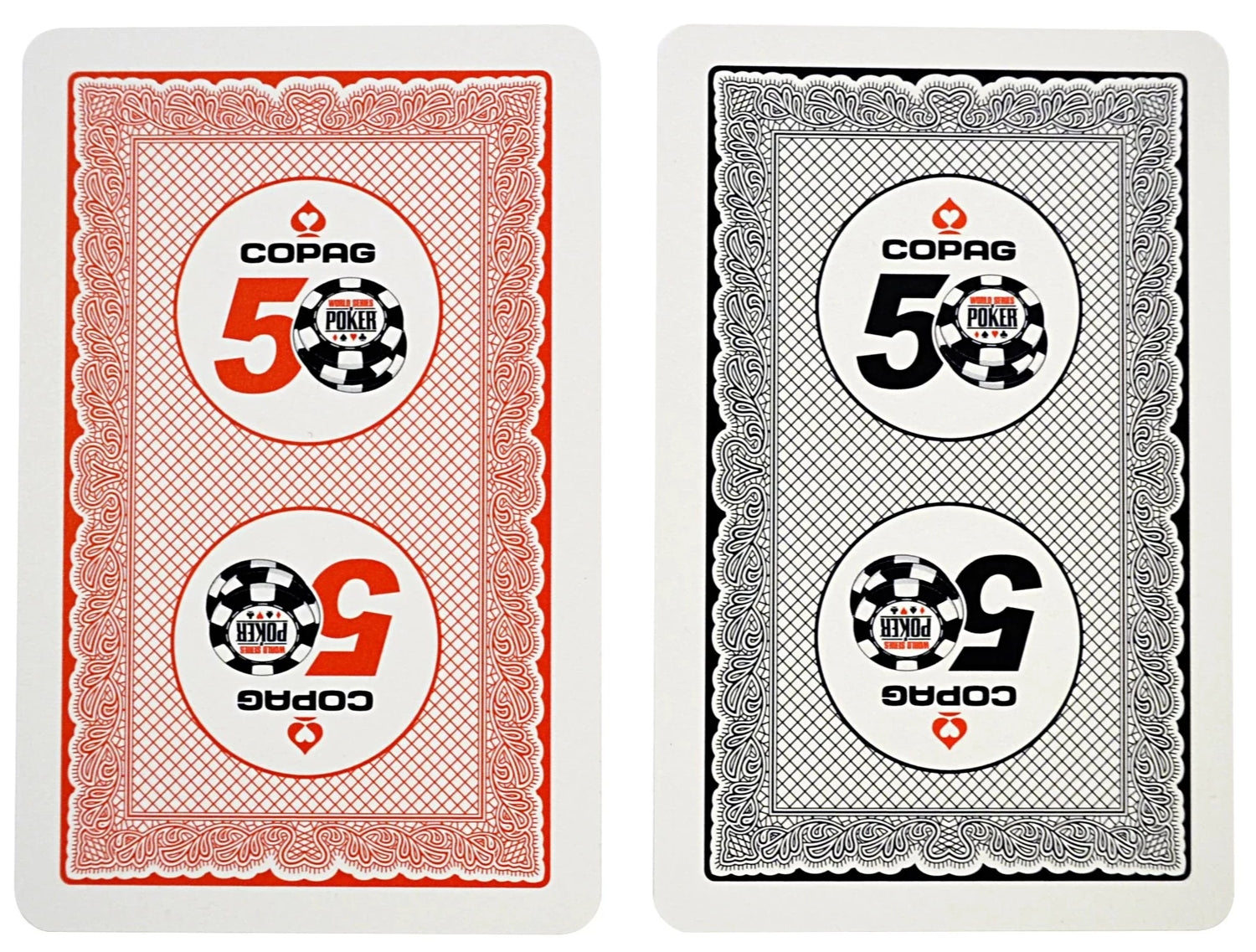 Copag WSOP 50th Anniversary Authentic Used Deck Plastic Playing Cards Bridge Size