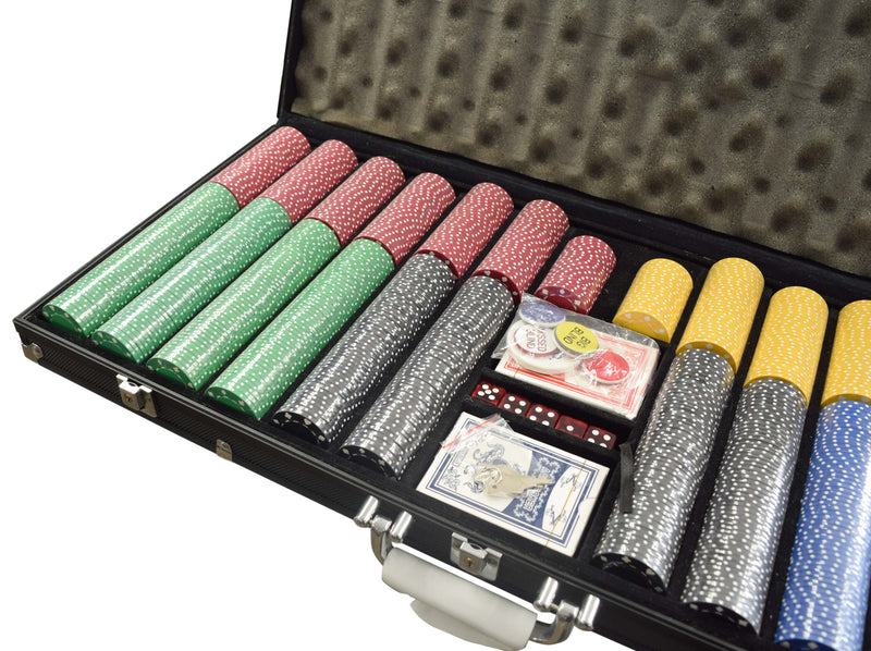 OTD 11.5 Gram Suited Black Case 1000 Chip Set