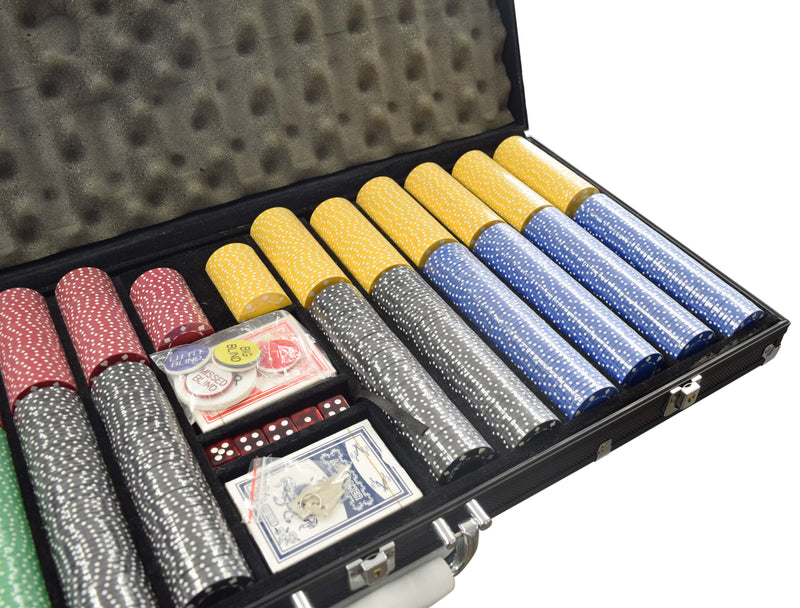 OTD 11.5 Gram Suited Black Case 1000 Chip Set