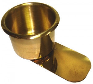 Brass Drink Holder Casino Style (slide under) - Spinettis Gaming - 1