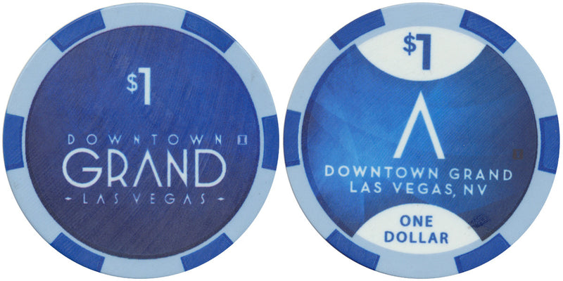 Downtown Grand, Las Vegas NV $1 Casino Chip - Spinettis Gaming - 1