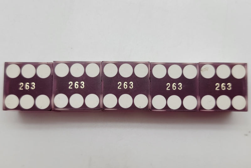 Tahoe Biltmore Casino Lake Tahoe Nevada Dice Stick Purple