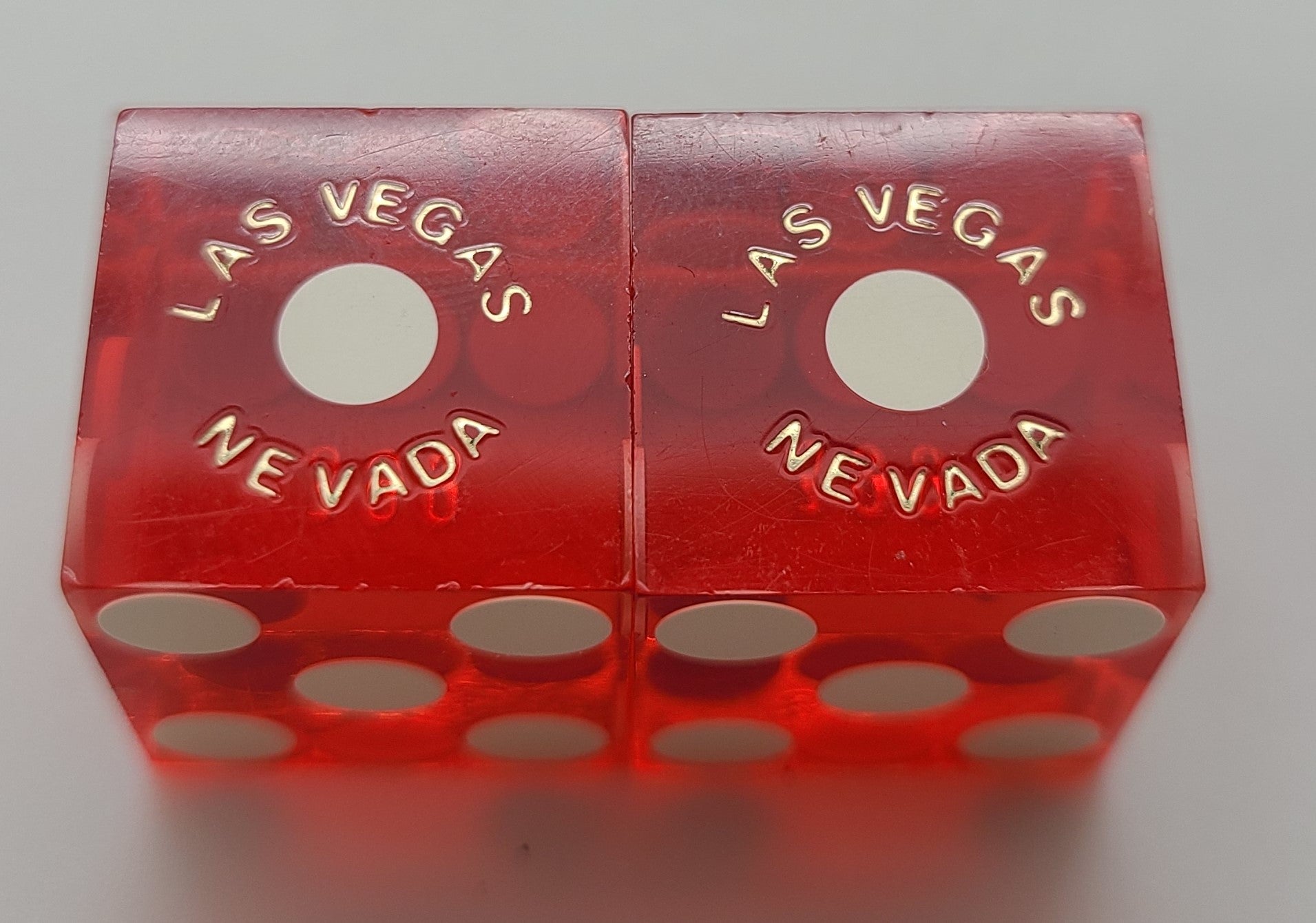 Orleans Casino Las Vegas Used Dice With Matching Numbers, Pair #5