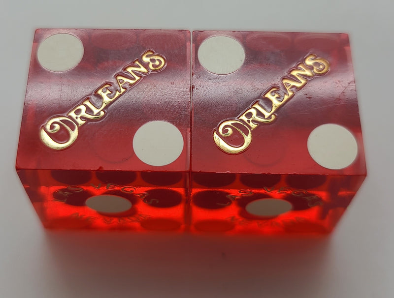 Orleans Casino Las Vegas Used Dice With Matching Numbers, Pair