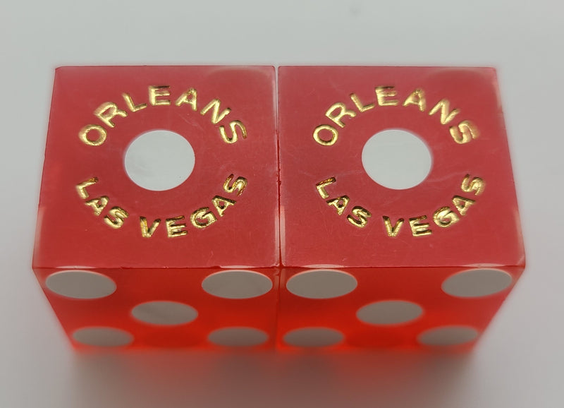 Orleans Casino Las Vegas Used Dice With Matching Numbers, Pair