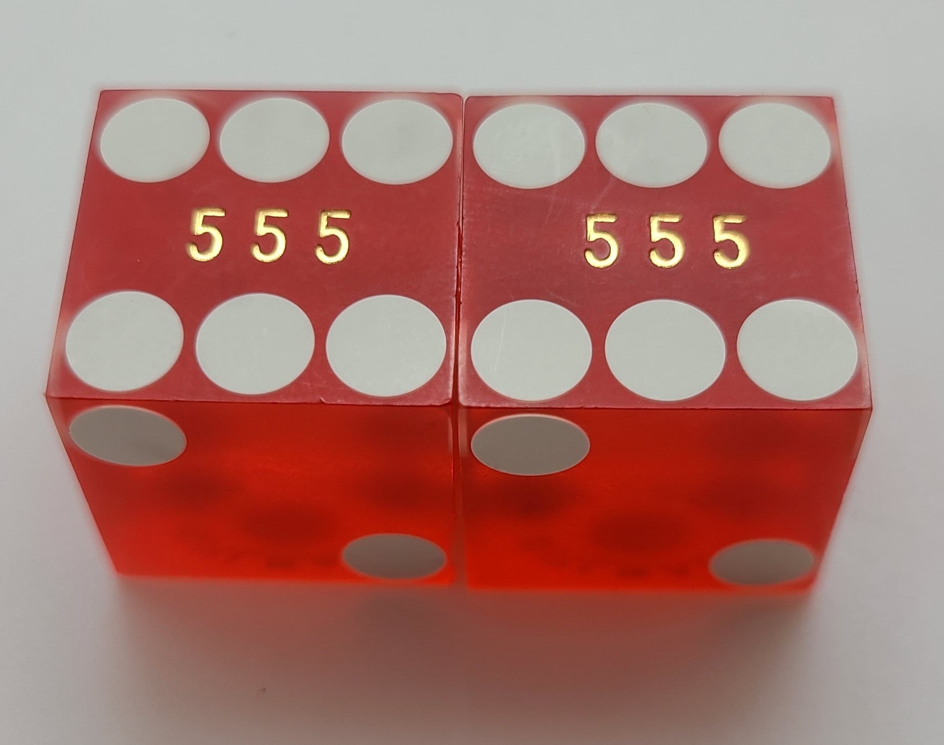 Orleans Casino Las Vegas Used Dice With Matching Numbers, Pair #2