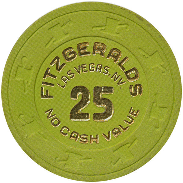 Fitzgeralds Casino Las Vegas 25 NCV Chip - Spinettis Gaming