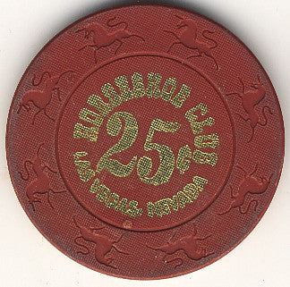 HorseShoe Club 25 (Red, Unicorn Mold) chip - Spinettis Gaming - 2