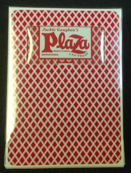 Jackie Gaughan's Plaza Deck of Red Playing Cards