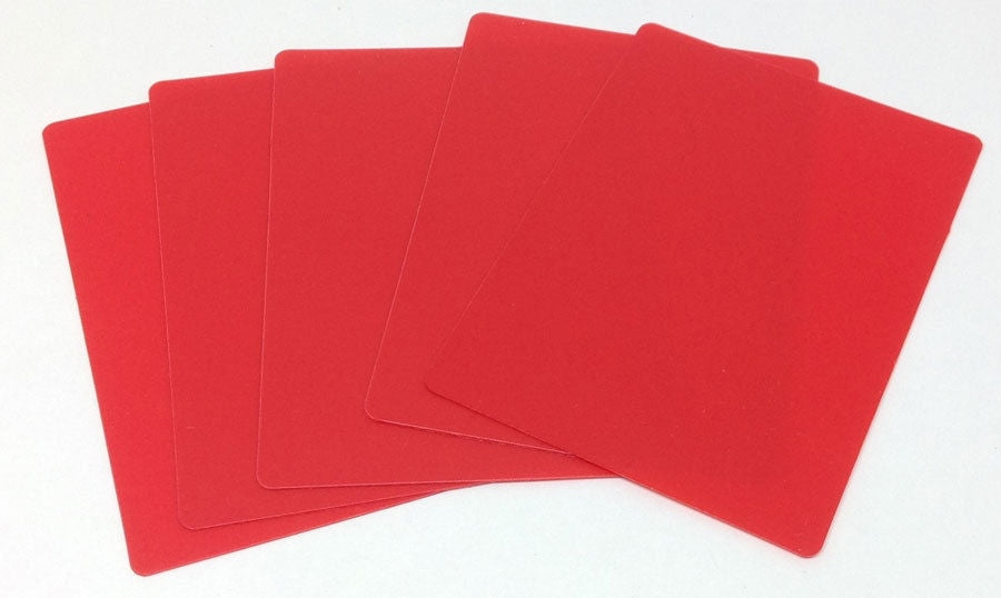 10 Cut Cards - various colors available