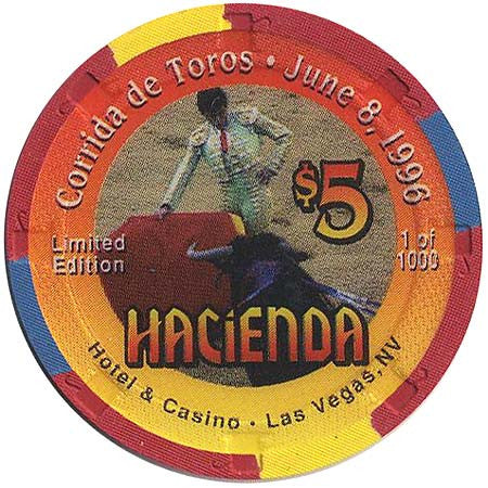 Hacienda $5 (Corrida de Toros ) chip - Spinettis Gaming - 2